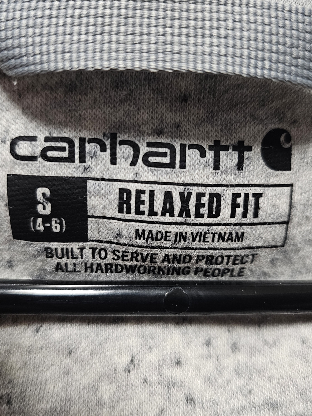 Carhartt Women's Gray Zip-Up Hoodie - Size Small - Relaxed Fit - EUC - Picture 3 of 5